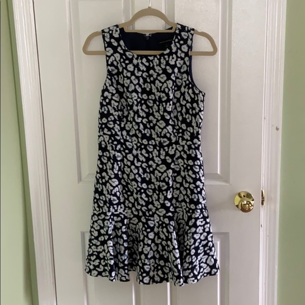 Ruffle Fit -and-Flare Dress